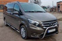 Mercedes Vito/V klase W447 2014– Sānu aizsargcaurules, 2 gab., nerūsējošais tērauds d60, garā riteņu bāze (L3) foto 3