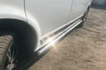 Volkswagen T6 2015–2024 Sānu aizsargcaurules (2 gab., nerūsējošais tērauds) foto 7