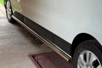 Renault Trafic 2015– Sānu caurules (2 gab., nerūs. tērauds) 70 mm, garā riteņu bāze foto 5