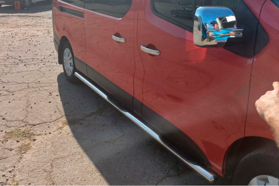 Fiat Talento 2016– Sānu caurules (2 gab., nerūs. tērauds) 60 mm, garā riteņu bāze Foto 4