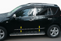Toyota Rav 4 2006–2013 Durvju moldings (nerūsējošais tērauds) foto 3