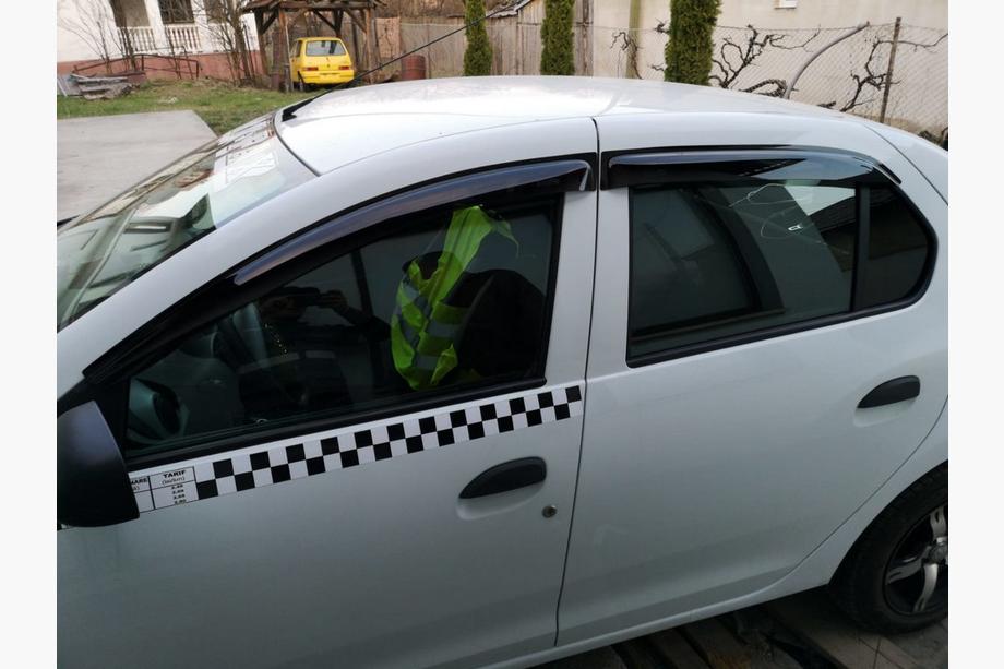 Renault Sandero 2013–2022 Logu vēja deflektori (4 gab., Niken) Foto 2