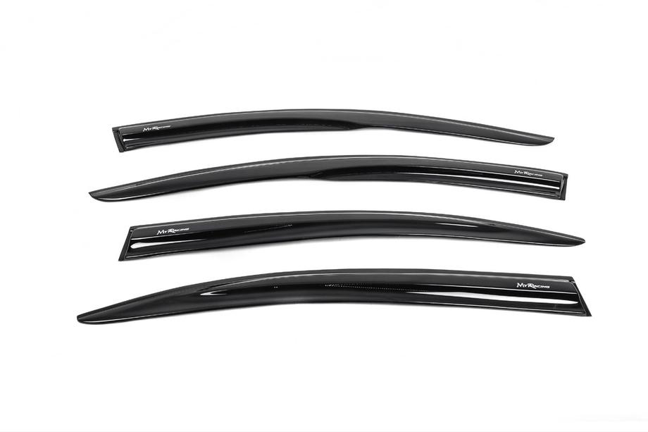 Skoda Octavia II A5 2006–2010 Logu deflektori LiftBack (4 gab., MyRacing) Image