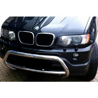 Bullbar WT015 (nerūsējošais tērauds) BMW X5 E53 1999–2006