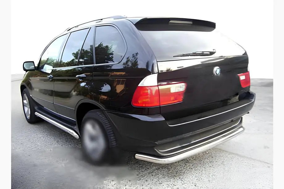 BMW X5 E53 1999–2006 Aizmugurējais aizsargstienis Special (nerūsējošais tērauds) Image