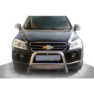 Priekšējais aizsargstienis WT005 (nerūsējošais tērauds) Chevrolet Captiva 2006–2019