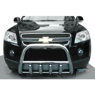 Priekšējais aizsargstienis QT006 (nerūsējošais tērauds) Chevrolet Captiva 2006–2019 foto 1