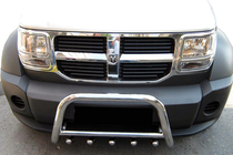 Dodge Nitro 2006–2011 Priekšējais aizsargstienis QT006 (nerūsējošais tērauds) foto 1