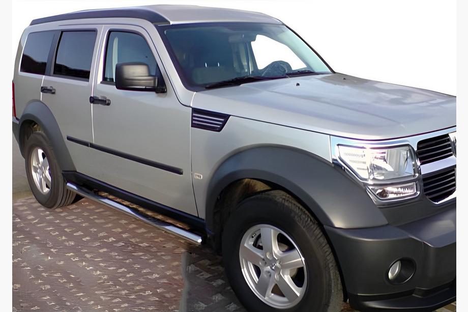 Dodge Nitro 2006–2011 Sānu aizsargcaurules (2 gab., nerūsējošais tērauds) Image
