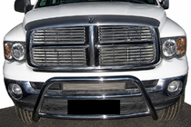 Dodge RAM (DR/DH/D1/DC/DM) 2002–2009 Priekšējais aizsargstienis WT005 (nerūsējošais tērauds) foto 1