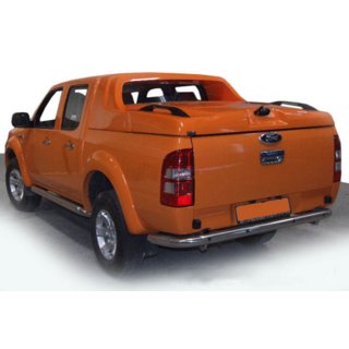 Aizmugurējais aizsargstienis AK005 (2011-2018, nerūsējošais tērauds) Ford Ranger 2011–2022 foto 4