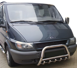 Ford Transit 2000–2014 Priekšējais aizsargloks WT003 (2000-2006, nerūsējošais tērauds) foto 1