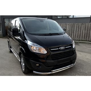 Priekšējais aizsargstienis ST014 (nerūsējošais tērauds) Ford Custom 2013–2022