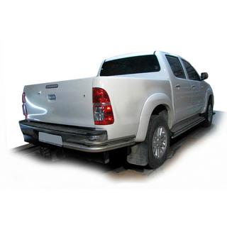 Aizmugurējie stūra elementi AK003-Подвійний (nerūsējošais tērauds) Toyota Hilux 2006–2015 foto 2
