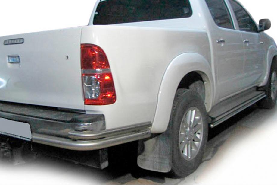 Toyota Hilux 2006–2015 Aizmugurējie stūra elementi AK003-Подвійний (nerūsējošais tērauds) Image