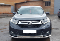 Honda CRV 2017–2022 Priekšējais aizsargstienis ST014 (2016-2019, nerūsējošais tērauds) foto 3