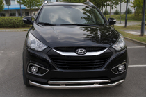 Hyundai IX-35 2010–2015 Priekšējais aizsargloks ST014-2 (nerūsējošais tērauds) foto 1