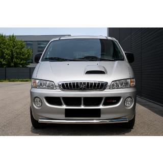 Priekšējais aizsargstienis ST008 (nerūsējošais tērauds) Hyundai H200, H1, Starex 1998–2007