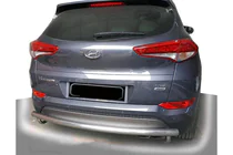 Hyundai Tucson TL 2016–2021 Aizmugurējais aizsargloks AK002 (nerūsējošais tērauds) foto 1