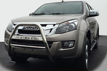 Isuzu D-Max 2011–2019 Priekšējais aizsargstienis QT008 (nerūsējošais tērauds) foto 1