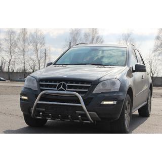 Bullbar WT003 (nerūsējošais tērauds) Mercedes ML W164 2005–2011 foto 4