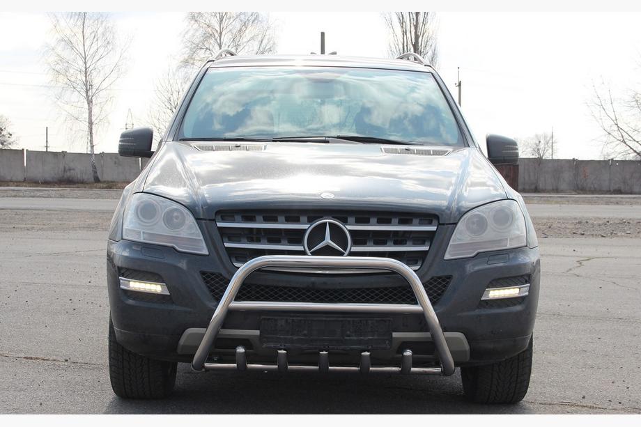Mercedes ML W164 2005–2011 Bullbar WT003 (nerūsējošais tērauds) Image