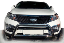 Kia Sorento II XM 2009–2014 Kengurbārs WT005 (nerūsējošais tērauds) foto 1