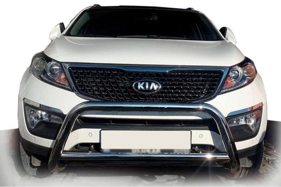 Kia Sorento II XM 2009–2014 Kengurbārs WT005 (nerūsējošais tērauds) Image