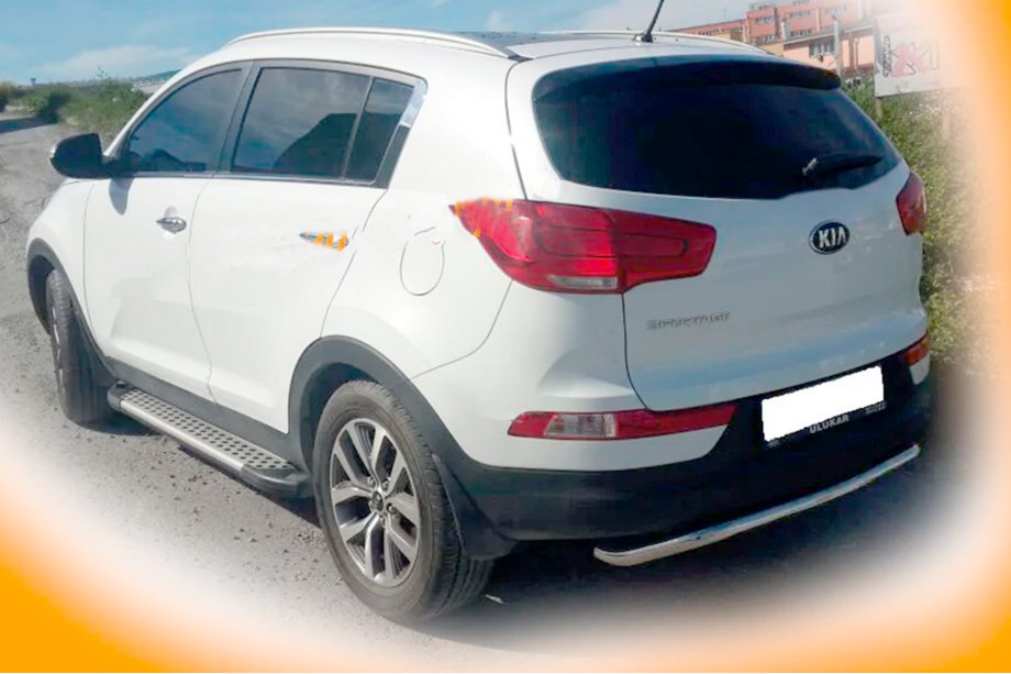 Kia Sportage 2010–2015 Aizmugures aizsargloks AK002-1 (nerūsējošais tērauds) Foto 2