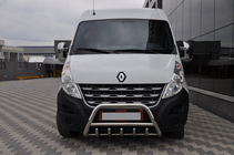 Renault Master 2011–2023 Bullbar WT003 (nerūsējošais tērauds) foto 1