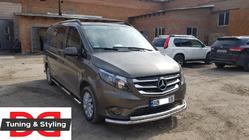 Mercedes Vito/V klase W447 2014– Priekšējais aizsargstienis ST014 (nerūsējošais tērauds) 60/60 mm foto 5
