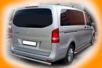 Mercedes Vito/V klase W447 2014– Aizmugures aizsargstienis AK002 (nerūsējošais tērauds) foto 2