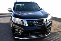 Nissan Navara/NP300 2016– Priekšējais aizsargstienis ST014 (nerūsējošais tērauds) foto 1