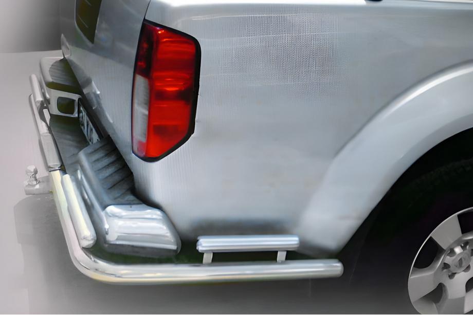 Nissan Navara 2006–2015 Aizmugurējā aizsargstieņa AK003-Special (nerūsējošais tērauds) Image