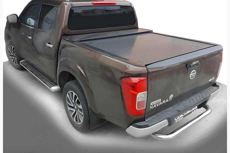 Nissan Navara/NP300 2016– Aizmugures aizsargstienis AK005 (nerūsējošais tērauds) Image