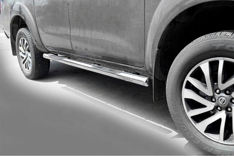 Nissan Navara/NP300 2016– Sānu aizsargcaurules (2 gab., nerūsējošais tērauds) Image