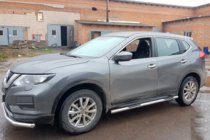 Nissan X-trail T32/Rogue 2014–2021 Sānu caurules (2 gab., nerūsējošais tērauds) foto 2