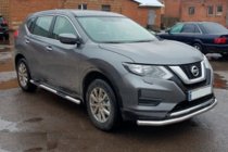 Nissan X-trail T32/Rogue 2014–2021 Sānu caurules (2 gab., nerūsējošais tērauds) foto 1