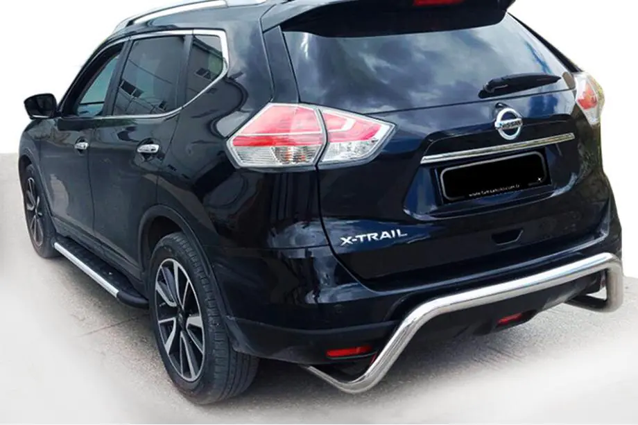 Nissan X-trail T32/Rogue 2014–2021 Aizmugures aizsargstienis AK007 (nerūsējošais tērauds) Image