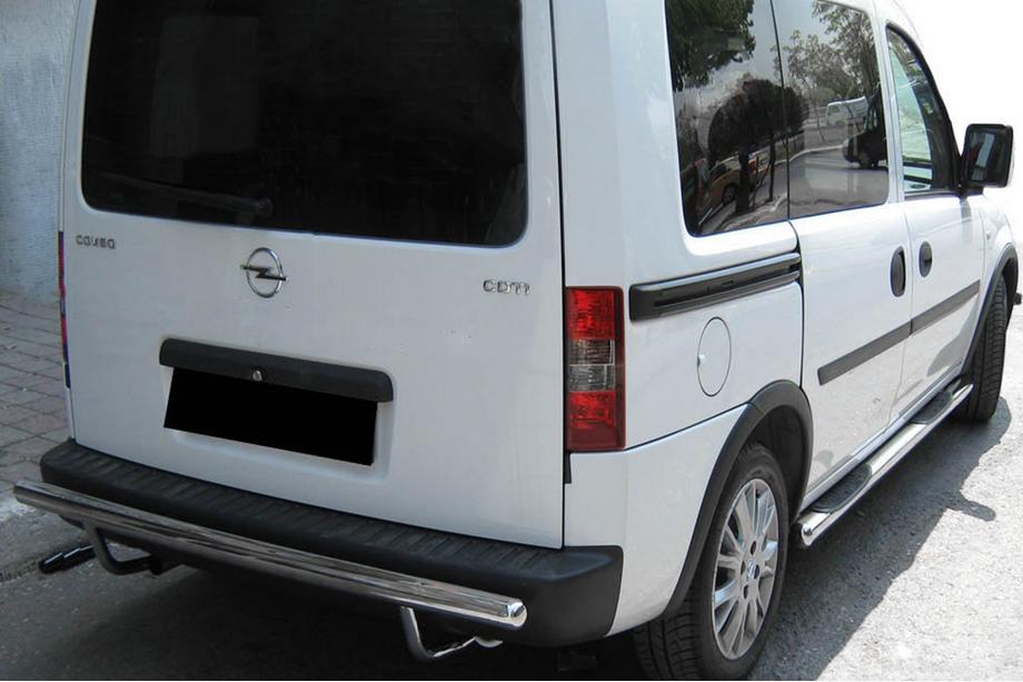 Opel Combo 2002–2012 Aizmugurējais aizsargloks AK002 (nerūsējošais tērauds) Image