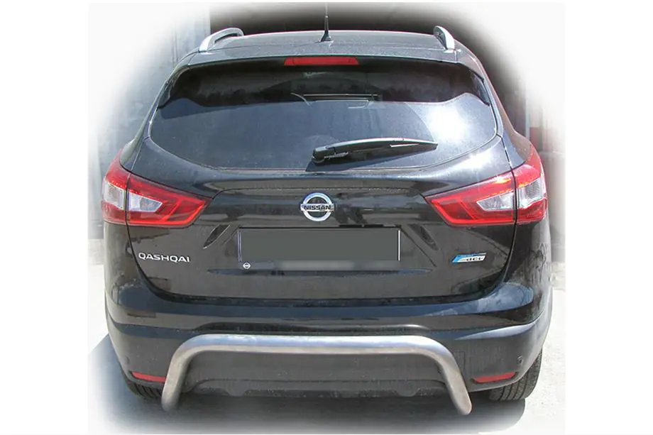 Nissan Qashqai 2014–2021 Aizmugurējā aizsargduga AK007-2 (nerūsējošais tērauds) Image