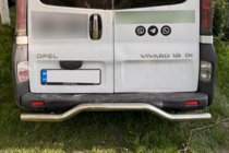 Renault Trafic 2001–2015 Aizmugures aizsargstienis AK006 (nerūsējošais tērauds) foto 3