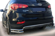 Hyundai Santa Fe 3 2012–2018 Aizmugurējie stūra stieņi AK-003-Dubultie (nerūsējošais tērauds) foto 1