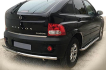 SsangYong Action 2005–2018 Aizmugurējais aizsargloks AK002 (nerūsējošais tērauds) foto 1