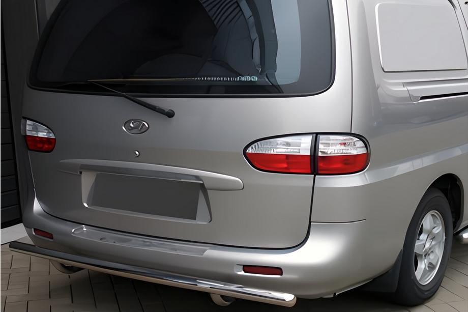 Hyundai H200, H1, Starex 1998–2007 Aizmugures aizsargstieņi AK002 (2 gab., nerūsējošais tērauds) Image