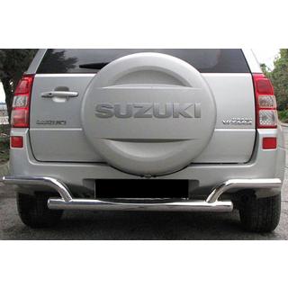 Aizmugures aizsargstienis AK005-2 (nerūsējošais tērauds) Suzuki Grand Vitara 2005–2017