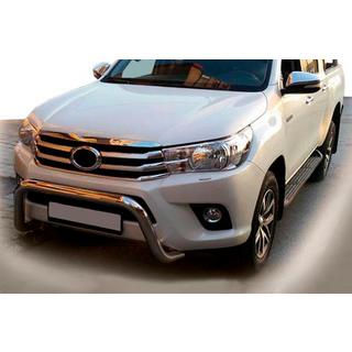 Priekšējais kengur stienis WT009 (nerūsējošais tērauds) Toyota Hilux 2015–