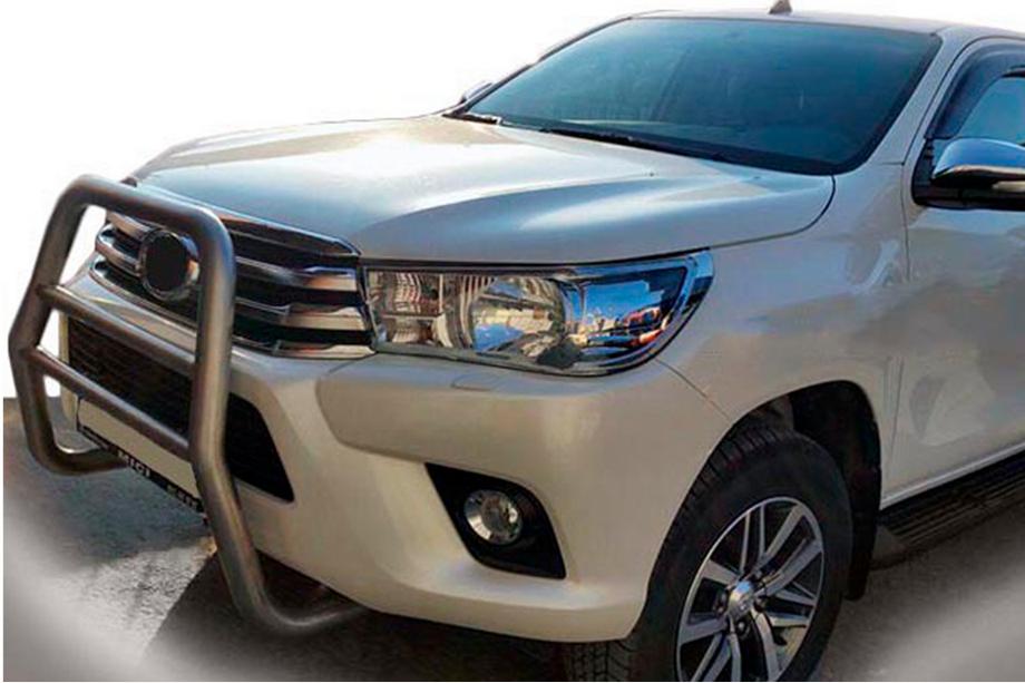 Toyota Hilux 2015– Priekšējais aizsargstienis QT007 (nerūsējošais tērauds) Image