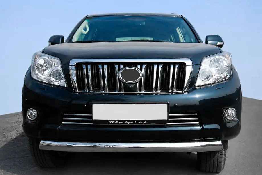 Toyota Land Cruiser Prado 150 2009–2023 Priekšējais aizsargloks ST008 (nerūsējošais tērauds) Image