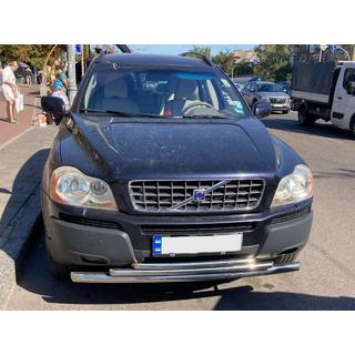 Priekšējais aizsargstienis ST014-2 (nerūsējošais tērauds) Volvo XC90 2002–2014 foto 2